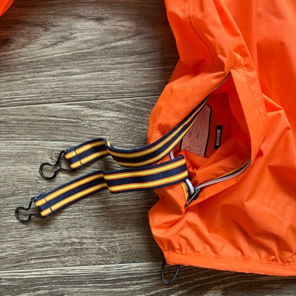 Kappa X K-Way Orange Windbreaker Mens M - Picture 4 of 7